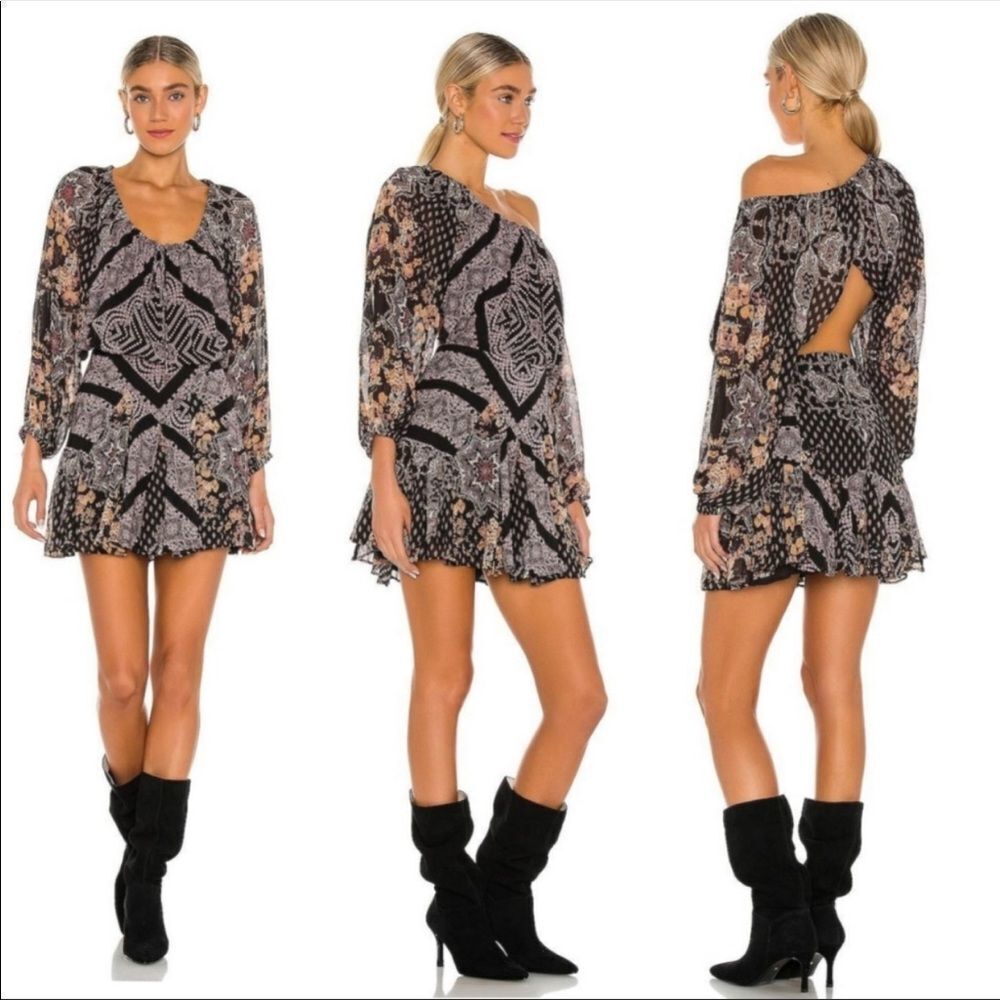 NWT Free People Seven Wonders Mini Dress Size M